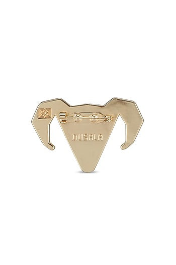 Gold Toned Alloy Brooch
