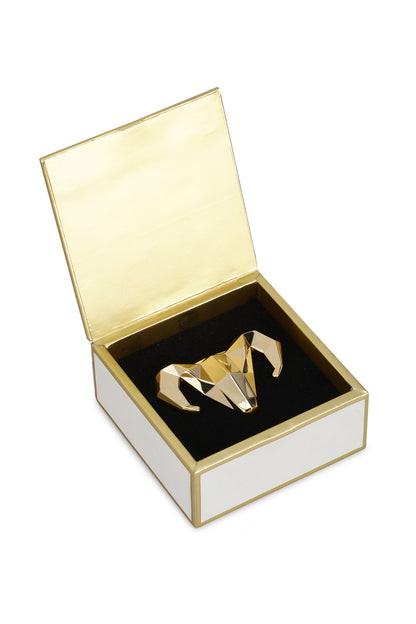 Gold Toned Alloy Brooch