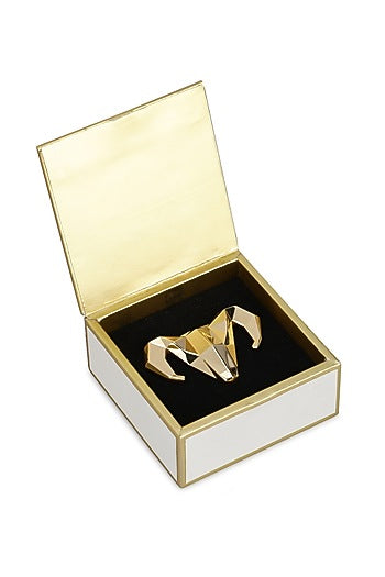 Gold Toned Alloy Brooch