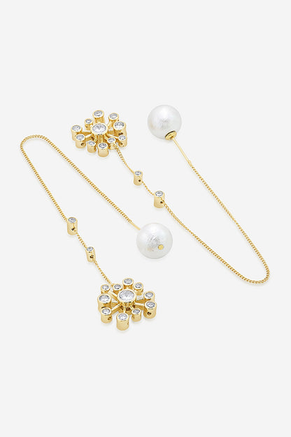 Maharani Floret Needle & Thread Earrings 