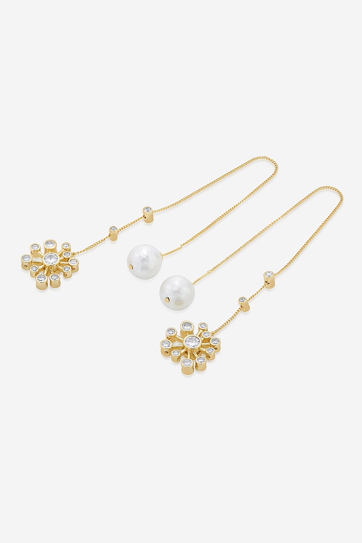 Maharani Floret Needle & Thread Earrings 
