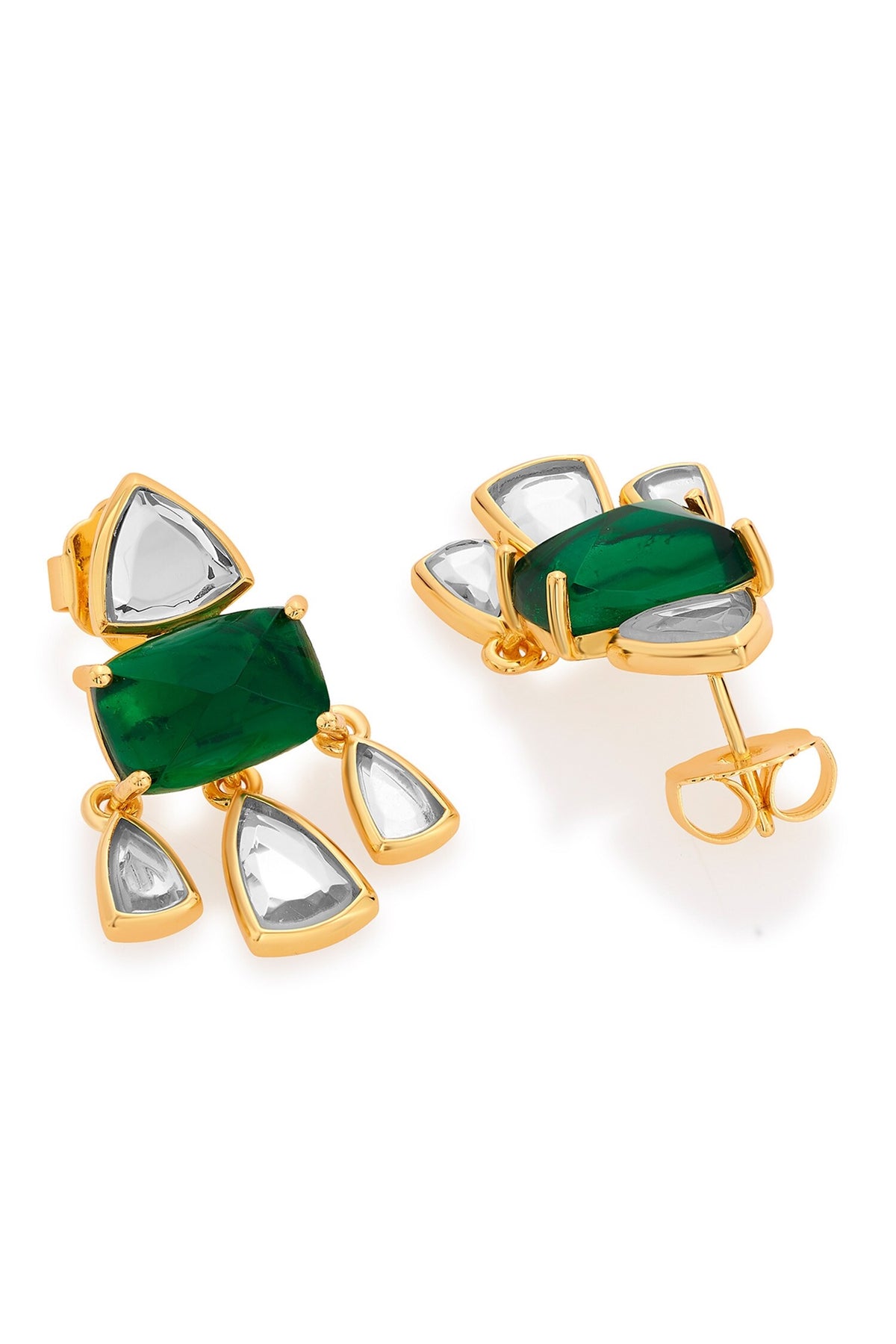 Shiza Mirror & Hydro Statement Studs 