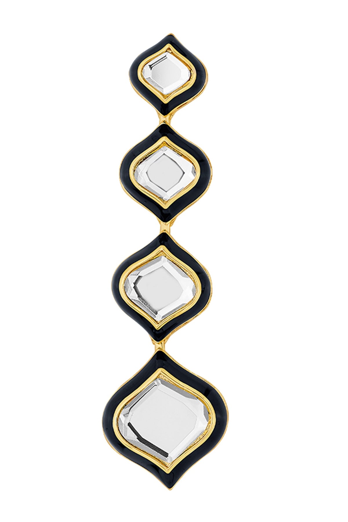 Amina Mirror Minaret Earrings 