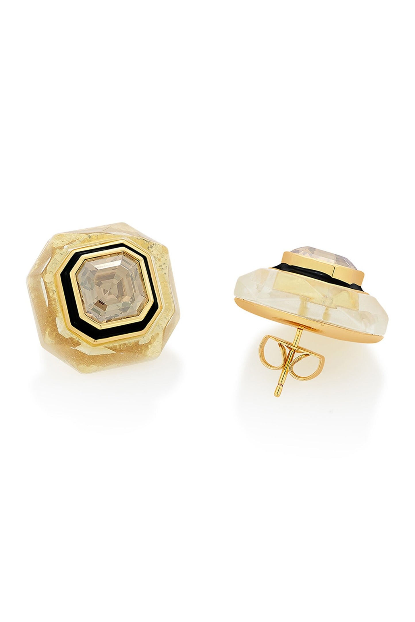 Bling Infinity Cut Crystal Studs 