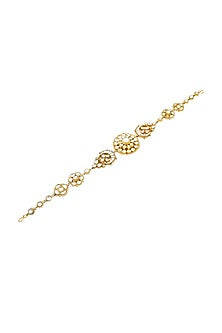 Gold Plated Silver-Alloy Sheeshpatti