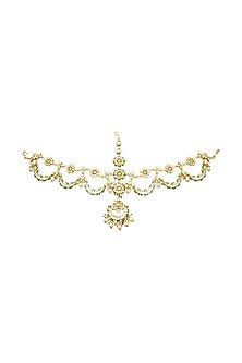 Gold Plated Sheeshpatti In Silver Alloy