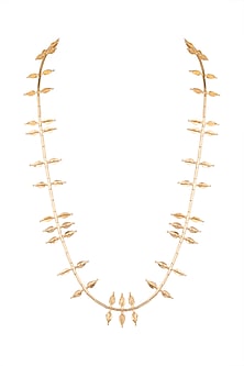 Gold Plated Jasmine Bud Long Necklace
