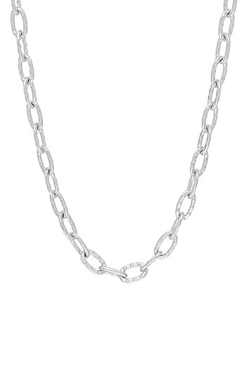 White Finish Swarovski Choker Necklace