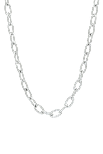 White Finish Swarovski Choker Necklace