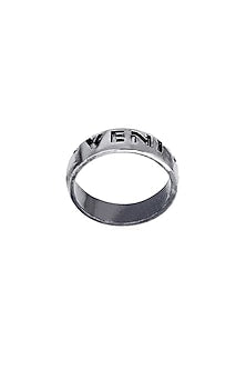 White Finish Swarovski Ring