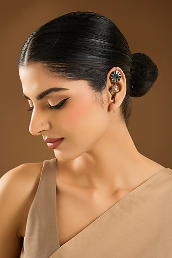 Gunmetal Brass Earrings