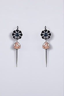 Gunmetal Brass Earrings