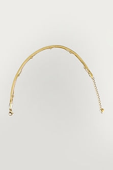 Gold Finish Anklet