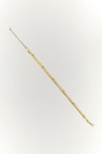 Gold Finish Anklet