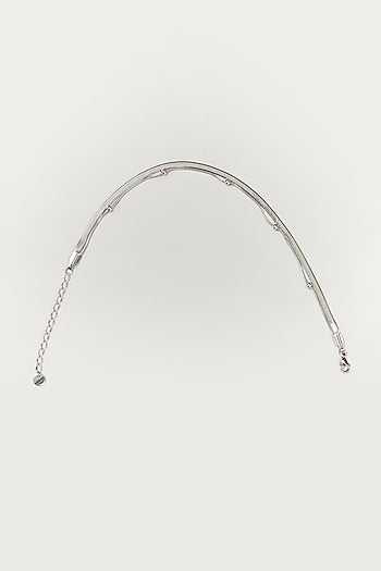 Silver Finish Anklet