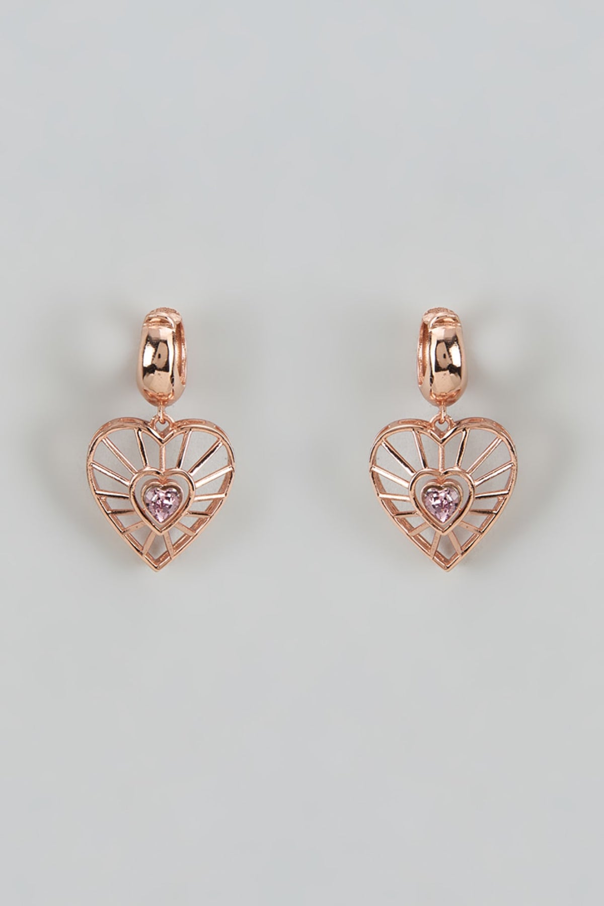 Rose Gold Finish Swarovski Darling Dream Dangler Earrings