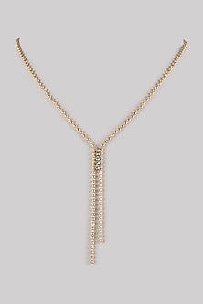 Gold Plated Swarovski Crystal Necklace