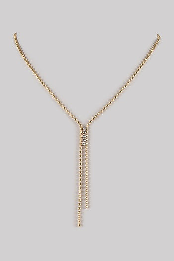 Gold Plated Swarovski Crystal Necklace
