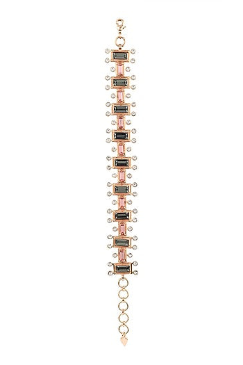 Gold Finish Swarovski Bracelet