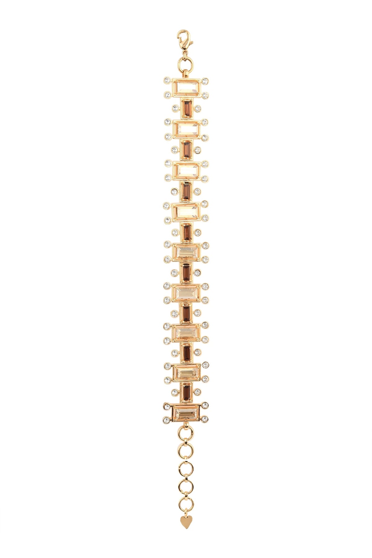 Gold Finish Swarovski Crystals Bracelet