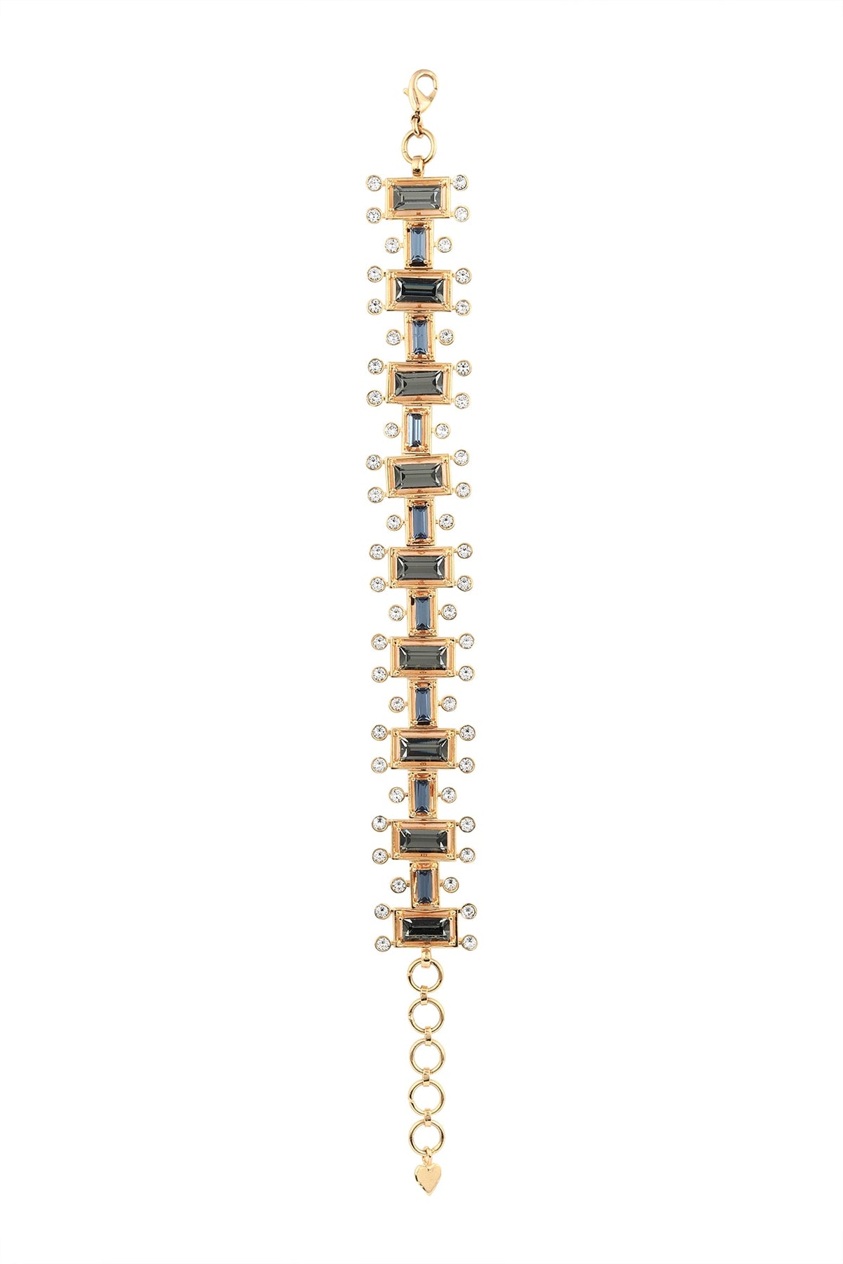 Gold Finish Swarovski Crystal Bracelet