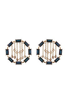 Rose Gold Finish Earrings