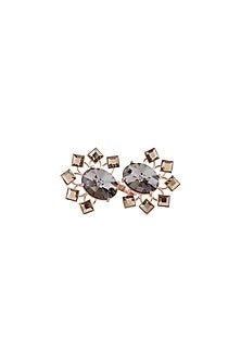 Rose Gold Finish Swarovski Crystal Ring