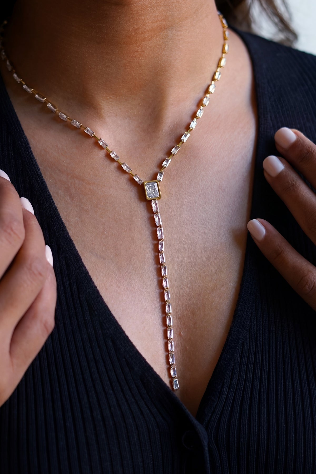 Gold Plated Austrian Crystal necklace