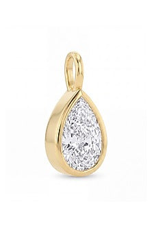 Gold Finish Austrian Crystal Oval Link Chain Necklace