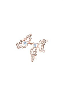 Rose Gold Finish Swarovski Ring