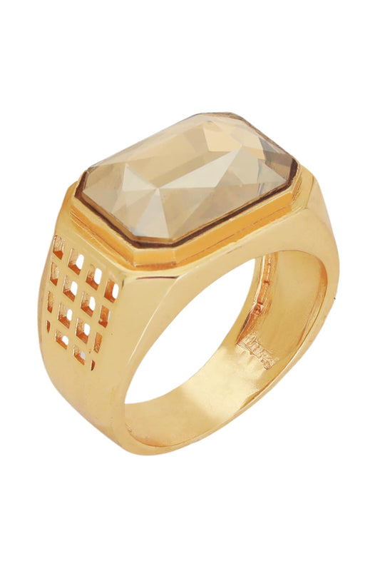 Geometric Embellished Ring 