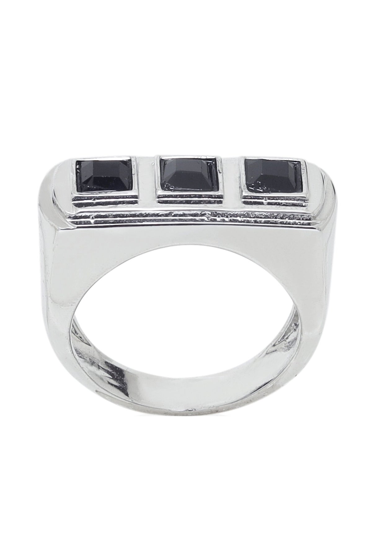 Geometric Encrusted Ring 