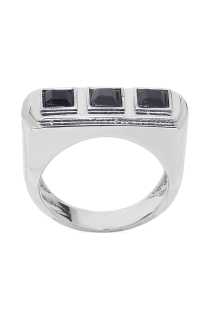 Geometric Encrusted Ring 