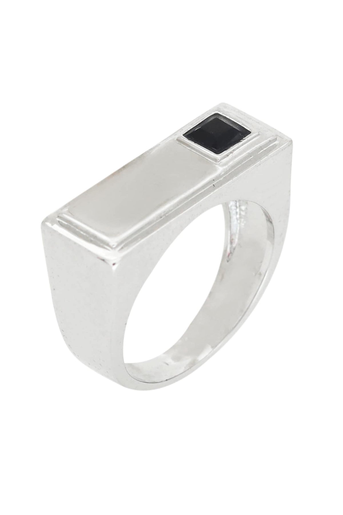 Rectangle Encrusted Ring 