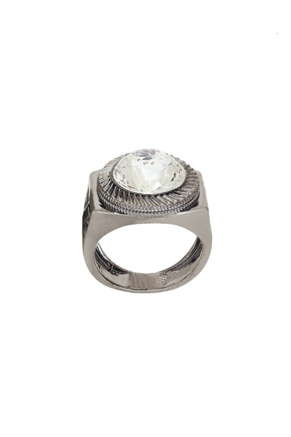 Stone Embellished Circular Ring 