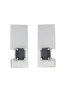 Gold Plated Swarovski & Precious Stone Stud Earrings