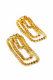 Gold Plated Brass Dangler Earrings