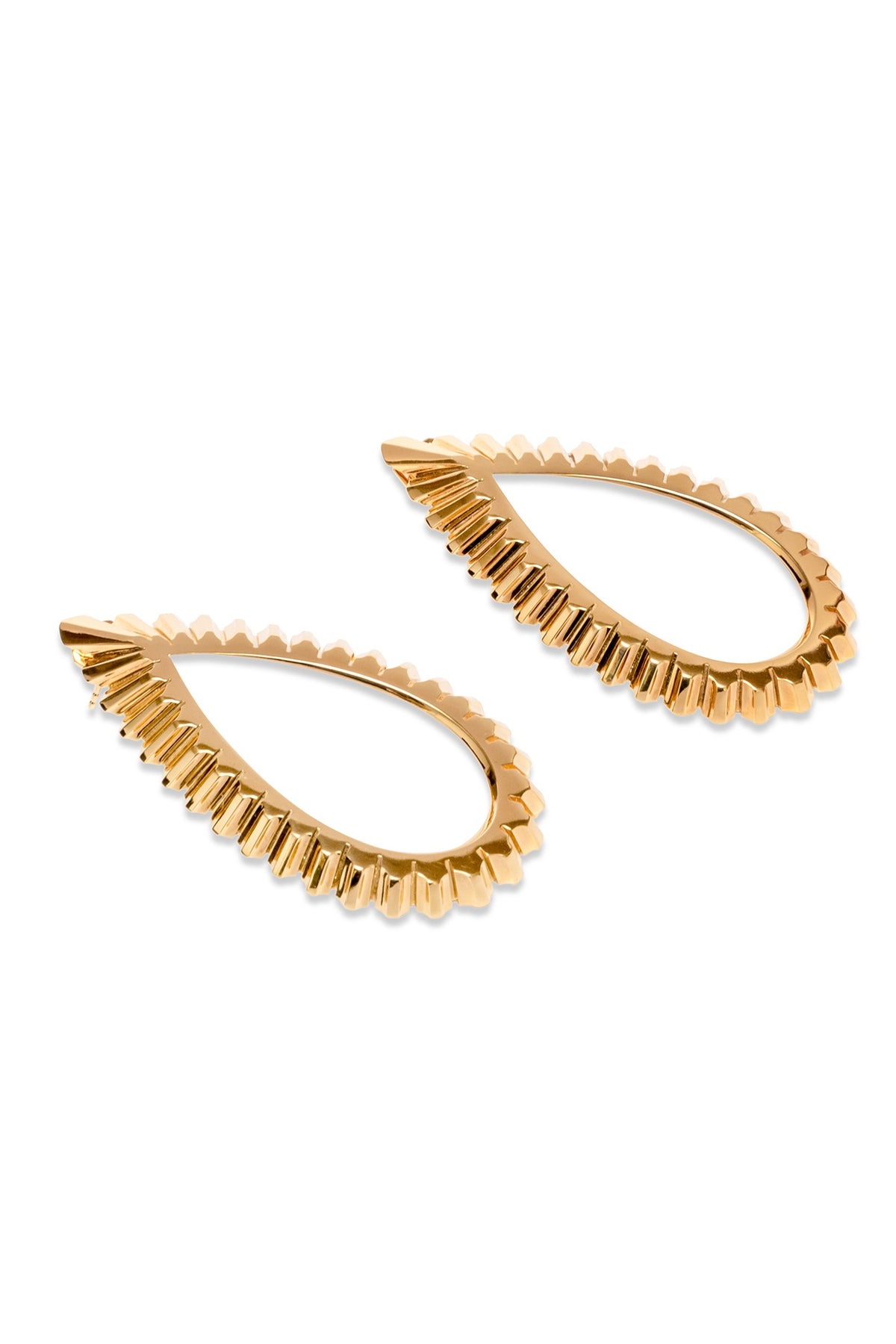 Gold Plated Floral Stud Earrings