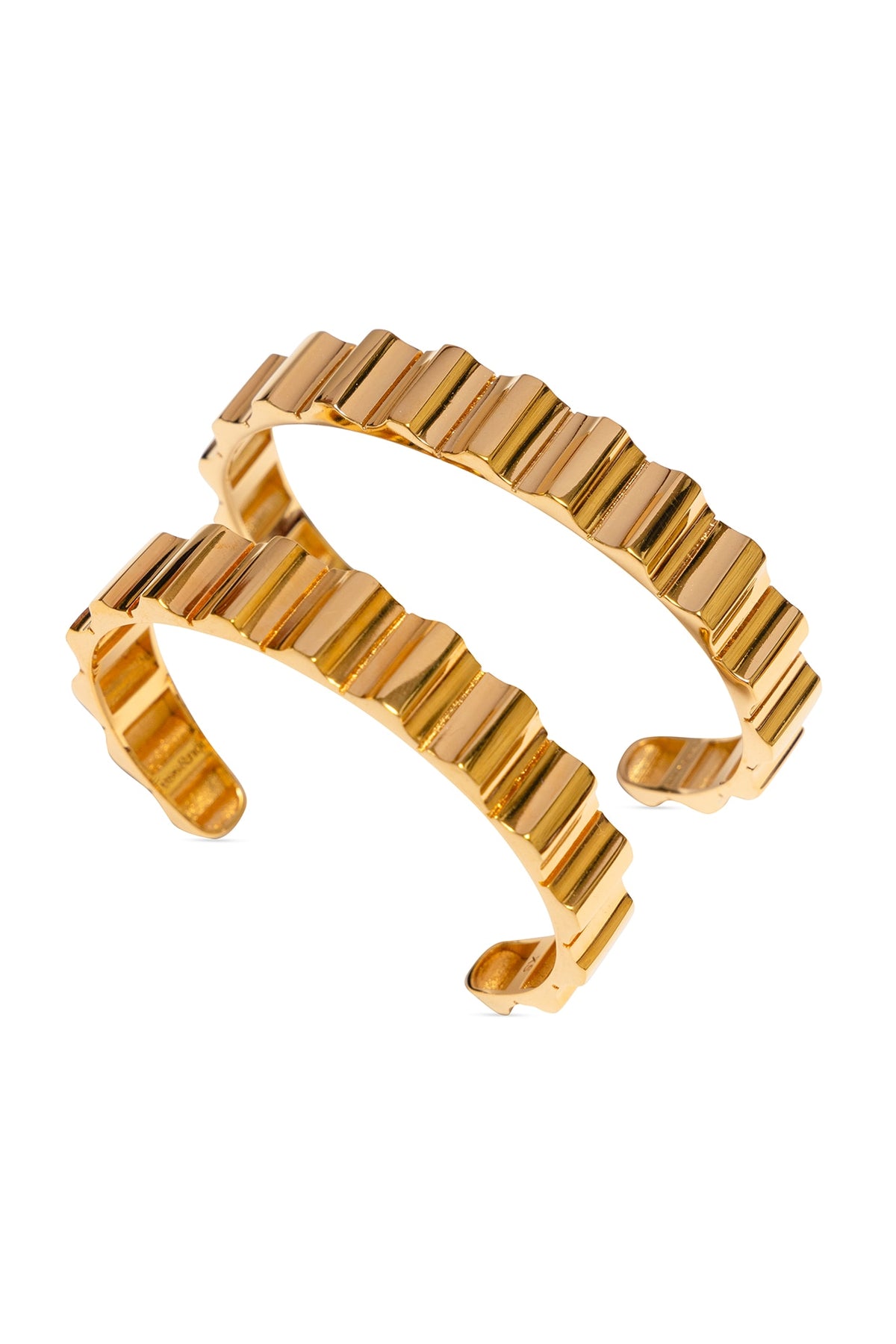 Gold Plated Ripple Bracelet