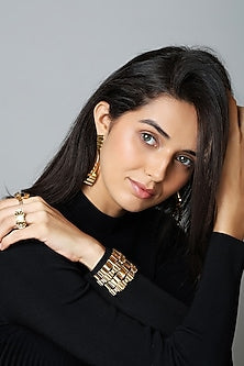Gold Plated Ripple Bracelet
