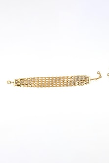 Gold Plated Brass Layered Bracelet