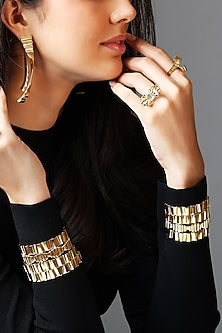 Gold Plated Brass Ring