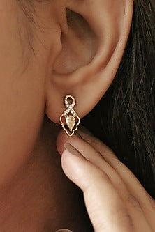 14kt Yellow Gold Lab Grown EF Diamond Stud Earrings