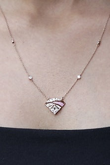 14kt Yellow Gold Lab Grown EF Diamond Pendant