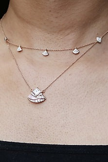 14kt Yellow Gold Lab Grown EF Diamond Pendant