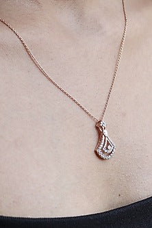 14kt Yellow Gold Lab Grown EF Diamond Pendant