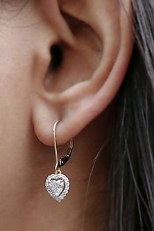 14kt Yellow Gold Lab Grown EF Diamond Stud Earrings