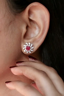18kt White Gold Lab Grown EF Diamond Stud Earrings