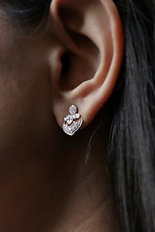 14kt Yellow Gold Lab Grown EF Diamond Stud Earrings