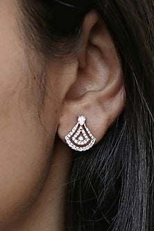 14kt Yellow Gold Lab Grown EF Diamond Stud Earrings